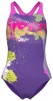 Купальник для дівчат Arena LIGHT TRICKS SWIMSUIT SWIM PRO фіолетовий Діт 128 см - 1