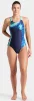 Купальник закритий для жінок Arena DREAMHLINE SWIMSUIT V BACK синій, бірюзовий Жін 40 - 5