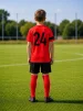 Дитяча футбольна форма X2 League (футболка+шорти), розмір M (червоний/чорний) - 4