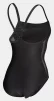 Купальник закритий для жінок Arena MESH PANELS SWIMSUIT CLOSED BA чорний Жін 44 - 9