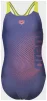 Купальник закритий для дівчат Arena DIM LIGHT SWIMSUIT SWIM PRO BA синий Діт 128 см - 1