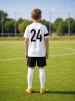 Дитяча футбольна форма X2 League (футболка+шорти), розмір XL (білий/чорний) - 4