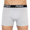 Труси-боксери Puma LOGO AOP BOXER 2P сірий, білий, чорний Чол S - 4