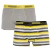 Труси-шорти Puma WORLDHOOD STRIPE TRUNK 2P білий, сірий, чорний, жовтий Чол XL - 1