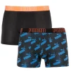 Труси-боксери Puma BIG LOGO AOP BOXER 2P чорний, синій Чол S - 1