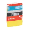 Труси-боксери Puma BASIC BOXER 2P сірий, жовтий Чол XL - 4