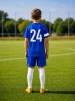 Дитяча футбольна форма X2 League (футболка+шорти), розмір S (синій/білий) - 4