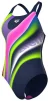 Купальник закритий для жінок Arena WATER FLUIDS SWIMSUIT SWIM PRO темно-синій, рожевий, салатовий Жін 34 - 2