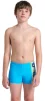 Плавки-боксери для хлопців Arena LIGHT TRICKS SWIM SHORT блакитний, салатовий, синій Діт 152 см - 5