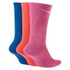 Шкарпетки Nike U NK EVERYDAY PLUS LTWT CREW 3PR мультиколор Уні 38-42 - 2