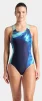Купальник закритий для жінок Arena DREAMHLINE SWIMSUIT V BACK синій, бірюзовий Жін 40 - 4