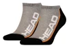 Шкарпетки Head Stripe Sneaker 2-Pack чорний, сірий Уні 35-38 - 1