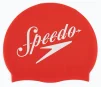 Шапка для плавання Speedo SLOGAN PRT CAP AU червоний, білий Уні OSFM - 1