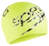Шапка для плавання Speedo SLOGAN PRT CAP AU/AF/AM салатовий, чорний, білий Уні OSFM - 1