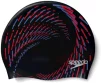 Шапка для плавання Speedo REV MOUD SILC CAP AU чорний, червоний Діт OSFM - 2