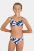Купальник для дівчат Arena TIE AND DYE BIKINI TOP білий, синій, мультиколор Діт 164см - 12