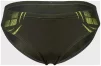 Плавки-сліпи для хлопчиків Arena POSEIDONIA SWIM BRIEFS темно-зелений, жовтий Діт - 1