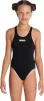Купальник закритий для дівчат Arena TEAM SWIMSUIT SWIM TECH SOLID чорний Діт - 2