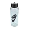 Пляшка NIKE TR RENEW RECHARGE STRAW BOTTLE 24 OZ чорний, зелений Уні 709 мл - 1