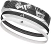 Пов'язки на голову Adidas Hairbands (Graphic) 3pk чорний, білий One Size (ADAC-16161) - 1