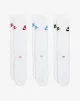 Шкарпетки Nike U NK NSW EVERYDAY ESSENTIAL CR 3PR білий, мультиколор Уні 42-46 - 3