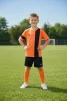 Дитяча футбольна форма форма X2 League (футболка+шорти), розмір M (оранжевий/чорний) D2001OR/BK-M - 1