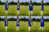 Дитяча футбольна форма X2 League (футболка+шорти), розмір L (синій/жовтий) - 5