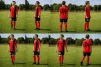 Дитяча футбольна форма X2 League (футболка+шорти), розмір S (червоний/чорний) - 5