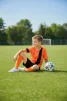 Дитяча футбольна форма X2 League (футболка+шорти), розмір XL (оранжевий/чорний) DX2001OR/BK-XL - 3