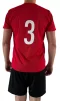 Футбольна форма X2 Classic (футболка+шорти), розмір S (червоний/чорний) X2000R/BK-S - 4