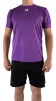 Футбольна форма X2 Classic (футболка+шорти), розмір M (фіолетовий/чорний) X2000V/BK-M - 2