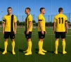 Футбольна форма X2 League (футболка+шорти), розмір S (жовтий/чорний) - 5