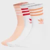 Шкарпетки Adidas CREW SOCK 3STR білий, рожевий, червоний Жін XS (34-36) - 1