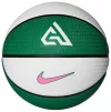 М'яч баскетбольний Nike PLAYGROUND 8P 2.0 G ANTETOKOUNMPO DEFLATED білий, зелений, рожевий Уні 7 - 1