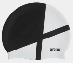 Шапка для плавання Arena ICONS TEAM STRIPE CAP білий, чорний Уні OFSM (001463-125)