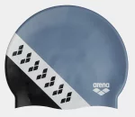 Шапка для плавання Arena ICONS TEAM STRIPE CAP сірий, чорний Уні OFSM