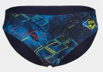 Плавки Arena DALY SWIM BRIEFS темно-синій, синій, бірюзовий, жовтий Діт