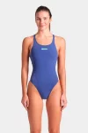Купальник закритий для жінок Arena TEAM SWIMSUIT SWIM TECH SOLID синій Жін 42