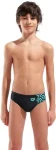 Плавки-сліпи для хлопчиків Arena KIKKO V SWIM BRIEFS GRAPHIC чорний, бірюзовий дитячий 128 см (006722-508)