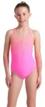 Купальник для дівчат Arena KIKKO V SWIMSUIT SWIM PRO BACK фіолетовий, жовтий Діт 128 см