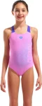 Купальник закритий для дівчат Arena DIM LIGHT SWIMSUIT SWIM PRO BA рожевий, фіолетовий дитячий 128 см (008104-980)