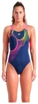 Купальник для жінок Arena RIPPLES SWIMSUIT V BACK B синій Жін 36