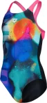 Купальник закритий для дівчат Arena SPRAY PAINT SWIMSUIT SWIM PRO чорний, синій, рожевий дитячий 164 см (010286-590)