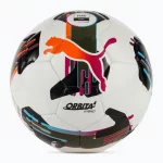 М'яч футбольний Puma Orbita 4 HYB (FIFA Basic) білий, чорний, болотний Уні 5