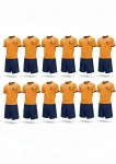 12 комплектів футбольної форми X2 "Start" (оранжевий/темно-синій) 12X2004OR/NB