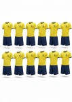 12 комплектів футбольної форми X2 "Start" (жовтий/темно-синій) 12X2004Y/NB