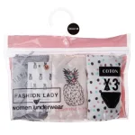 Труси Fashion Lady SLI SLIP F сірий, білий, бежевий Жін L