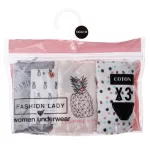 Труси Fashion Lady SLI SLIP F сірий, білий, бежевий Жін M