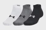 Шкарпетки Under Armour Core Low Cut 3pk чорний, сірий, білий Уні MD