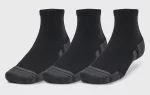 Шкарпетки Under Armour Performance Tech 3pk Qtr чорний Уні MD